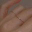 5 セット （ 2 個/セット） シンプル 調整不能 リング 指輪 金メッキ 16mm（日本サイズ約9.5号） の画像