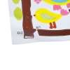 Image de Autocollant Mural Stickers Motif Hibou Animal Multicolore Décoration de Maison 60.5cm x 40cm, 1 Pièce
