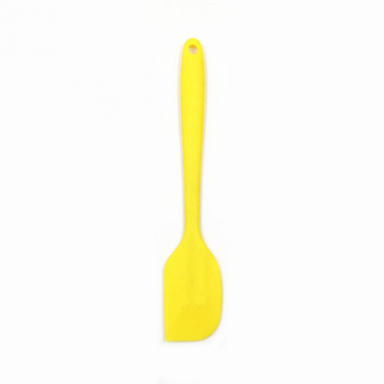 Picture of Silicone Baking Tools Butter Spreader Yellow 21cm(8 2/8") x 4.1cm(1 5/8"), 1 Piece