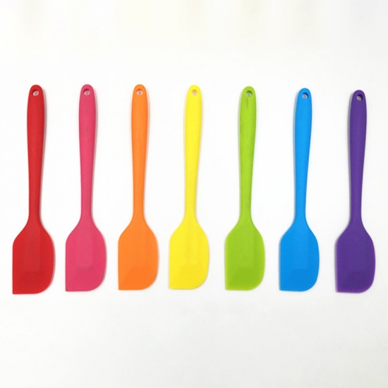 Picture of Silicone Baking Tools Butter Spreader Yellow 21cm(8 2/8") x 4.1cm(1 5/8"), 1 Piece
