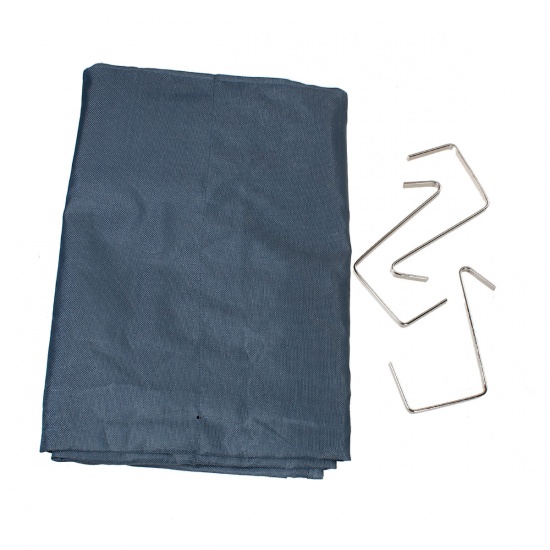 Immagine di Oxford Fabric Wall Door Hanging Storage Bag 20 Pockets Rectangle Dark Gray 117cm(46 1/8") x 45cm(17 6/8"), 1 Piece