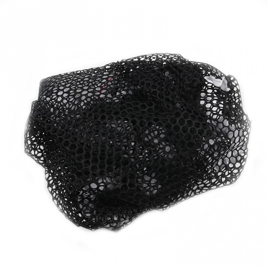 Immagine di Polyester Toy Hammock Storage Net Black Mesh 150cm(59") x 100cm(39 3/8"), 1 Piece