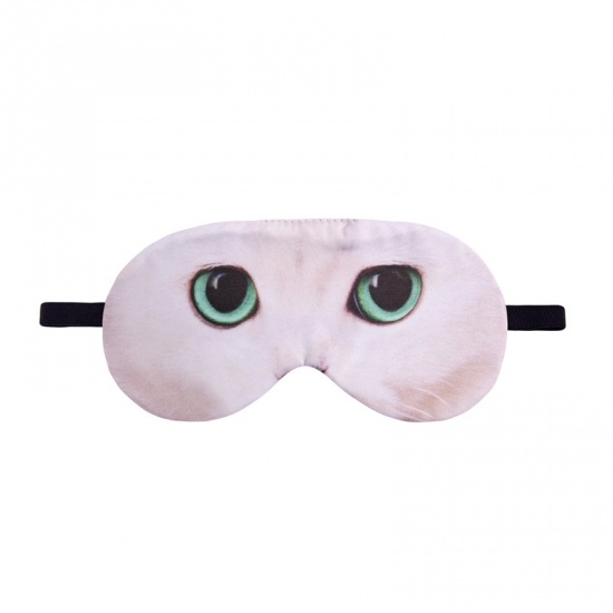 Immagine di Maschera per occhi in poliestere con occhi verdi su 19x9cm-1 Pz