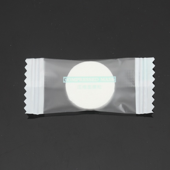 Immagine di Non Tessuti DIY Compresso Maschera di Bellezza Bianco 21.5cm x 16.5cm, 1 Pacchetto ( 100 Pz/Pacchetto)