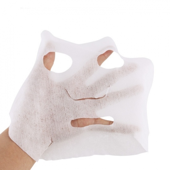 Изображение Нетканые материалы Поделки сжатого маска для лица Белый 21.5см x 16.5см, 1 Пакет ( 100 ШТ/Пакет)