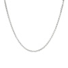 Bild von 316L Edelstahl Fuchsschwanzkette Kette Halskette Silberfarbe 50cm lang, Kettengröße: 4mm, 1 Strang