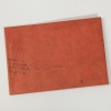 Изображение Крафт-бумага Конверт Прямоугольник Коричневый с красным 16см x 11см , 10 ШТ