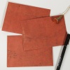 Picture of Kraft Paper Envelope Rectangle Brown Red 16cm(6 2/8") x 11cm(4 3/8"), 10 PCs