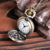 懐中 時計 円形 銅古美 鹿パターン 1 個 の画像