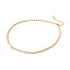 Immagine di 1 Pz Placcatura Sottovuoto Elegante Elegante 18K Vero Oro Placcato Acciaio Inossidabile 304 & Perla Naturale Catena a Pallini Collana Per Donne 41cm Lunghezza