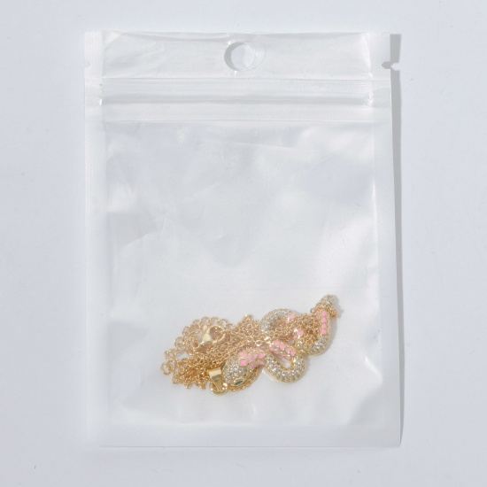 Image de 1 Pièce Placage sous Vide Simple & Décontracté Bracelets Chaîne Maille Cheval Élégant en 304 Acier Inoxydable Plaqué Or Véritable 18K Chaîne Pour Femmes 15cm long