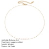 Picture of Eco-friendly Vacuum Plating Stylish Elegant 14K Gold Plated Stainless Steel & Natural Pearl Link Cable Chain Baroque Pendant Necklace For Women Anniversary 42cm(16 4/8") long, 1 Piece