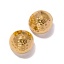 Picture of Eco-friendly Vacuum Plating Stylish Retro 18K Real Gold Plated 304 Stainless Steel Mushroom Ear Post Stud Earrings For Women Party 2cm, 1 Pair