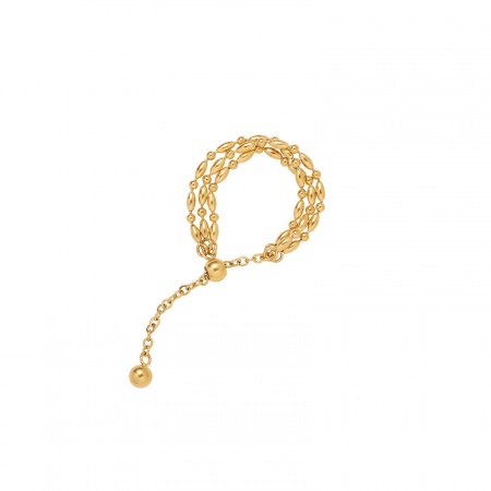1 Piece Eco-friendly Vacuum Plating Simple & Casual Ins Style 18K Real Gold Plated 304 Stainless Steel Adjustable Beaded Adjustable Slider/ Slide Rings For Women Party 15.7mm-20.6mm Dia. 1 Piece Eco-friendly Vacuum Plating Simple & Casual Ins Style 18K Real Gold Plated 304 Stainless Steel Adjustable Beaded Adjustable Slider/ Slide Rings For Women Party 15.7mm-20.6mm Dia.