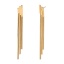 Picture of 1 Pair Eco-friendly Vacuum Plating Simple & Casual Stylish 18K Real Gold Plated 304 Stainless Steel Tassel Tassel Earrings For Women Party 8.2cm