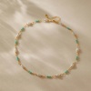 Bild von 1 Strang Umweltfreundlich Barock Elegant 18K Echtgold plattiert Messing Handgefertigte Gliederkette Barocke Imitat Perle Halskette Für Frauen Party 39cm lang