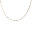 Picture of 1 Piece 18K Real Gold Plated Paperclip Link Chain Necklace, 304 Stainless Steel 42cm(16.5") + 5cm(2"), Chain Size: 3mm, Unisex, Minimalist Gift, Eco-friendly PVD Vacuum Plating