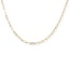 Picture of 1 Piece Eco-friendly PVD Vacuum Plating Minimalist 18K Gold Plated 304 Stainless Steel Paperclip Link Chain Necklace Unisex 60cm(23.6") long, Chain Size: 3mm