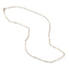 Picture of 1 Piece Eco-friendly PVD Vacuum Plating Minimalist 18K Gold Plated 304 Stainless Steel Paperclip Link Chain Necklace Unisex 60cm(23.6") long, Chain Size: 3mm