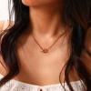 Picture of 1 Piece Eco-friendly PVD Vacuum Plating Minimalist 18K Real Gold Plated 304 Stainless Steel Paperclip Link Chain With Toggle Clasp Necklace Unisex Gift 45cm(17.7") long