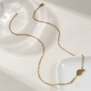 Picture of 1 Piece Eco-friendly PVD Vacuum Plating Stylish Sport 18K Real Gold Plated 304 Stainless Steel Link Cable Chain Racket Pendant Charm Necklace Unisex Gift 45cm(17.7") + 5cm(2") long