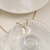 Bild von 18K Echtgold plattiert Panzerkette Kette Blumen Anhänger Halskette, 304 Edelstahl & Natürliche Muschel 45cm + 5cm, Für Frauen, Minimalistisch Elegant Geschenk, Umweltfreundliche PVD-Vakuumbeschichtung, 1 Strang