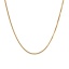 Picture of 1 Piece 18K Real Gold Plated Square Snake Chain Necklace, 304 Stainless Steel 45cm(17.7") + 5cm(2"), Chain Size: 1.2mm, For Women, Minimalist Exquisite Gift, Eco-friendly PVD Vacuum Plating