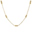 Immagine di 1 Pz 18K Vero Oro Placcato Catena di Perline Collana, 304 Acciaio Inossidabile 45cm + 5cm, Dimensione della Catena: 1.6mm, Per Donne, Minimalista Squisito Regalo, Ecologico
