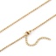 Immagine di 2 Pz 18K Vero Oro Placcato Catena a Pallini Collana, 304 Acciaio Inossidabile 45cm + 5cm, Dimensione della Catena: 2mm, Per Donne, Minimalista Squisito Regalo, Placcatura Sottovuoto PVD Ecologica