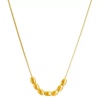 Picture of Wholesale Pendant Charm Necklace, 18K Gold Plated 304 Stainless Steel Box Chain, Women's Eco-friendly PVD Vacuum Plating Stylish Simple & Casual Gift Jewelry For Retailer, 40cm(15.7") + 5cm(2") long, 1 Piece