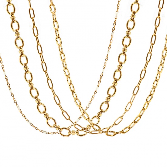 Immagine di Kit Completo Per Iniziare Un Attività di Gioielleria All'Ingrosso, Misto 304 Acciaio Inossidabile, Unisex Ecologico Minimalista Regalo Gioielli Per Rivenditore, 1 Serie