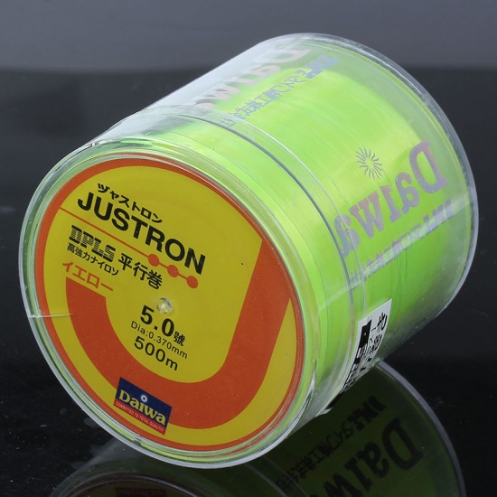 Picture of Nylon Fishing Line Neon Green 0.37mm, 1 Piece (Approx 500 M/Piece)