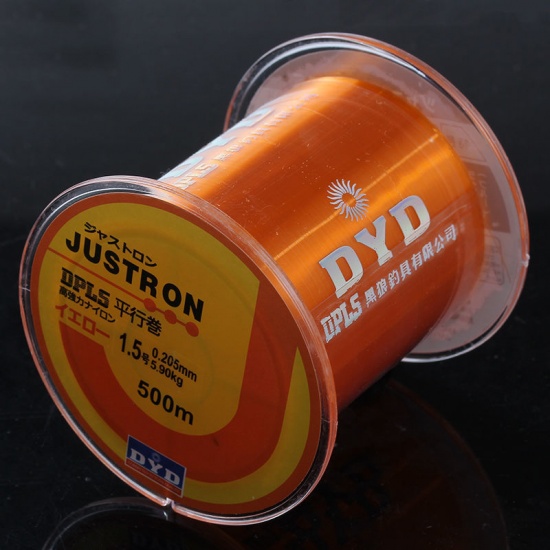 Picture of Nylon Fishing Line Orange 0.205mm, 1 Piece (Approx 500 M/Piece)