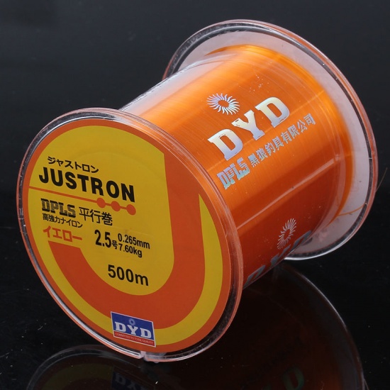 Picture of Nylon Fishing Line Orange 0.26mm, 1 Piece (Approx 500 M/Piece)