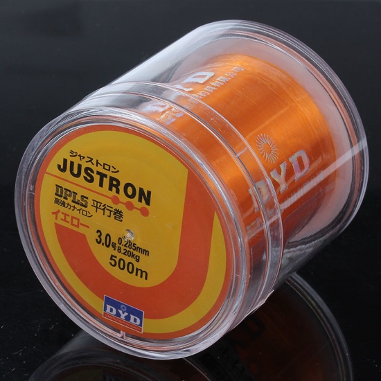 Picture of Nylon Fishing Line Orange 0.285mm, 1 Piece (Approx 500 M/Piece)