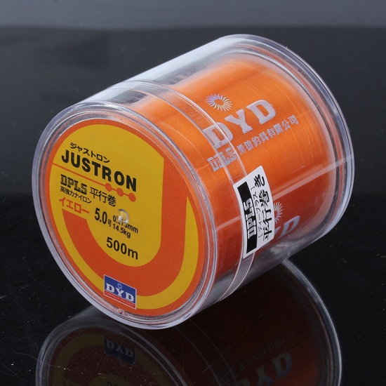 Picture of Nylon Fishing Line Orange 0.373mm, 1 Piece (Approx 500 M/Piece)