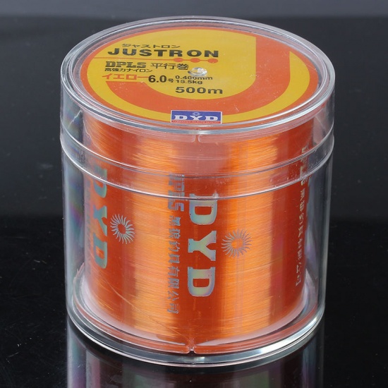 Picture of Nylon Fishing Line Orange 0.4mm, 1 Piece (Approx 500 M/Piece)
