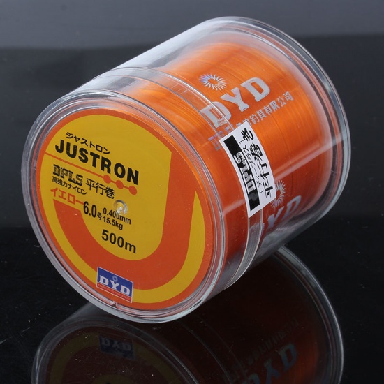 Picture of Nylon Fishing Line Orange 0.4mm, 1 Piece (Approx 500 M/Piece)