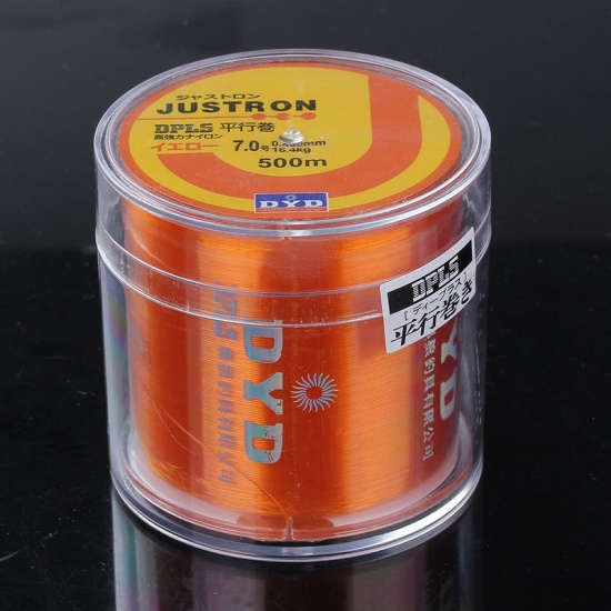 Picture of Nylon Fishing Line Orange 0.45mm, 1 Piece (Approx 500 M/Piece)