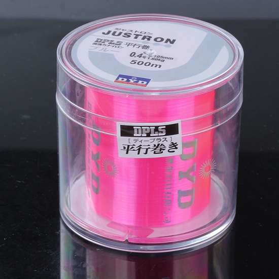 Picture of Nylon Jewelry Thread Cord Pink 0.105mm, 1 Piece (Approx 500 M/Roll)