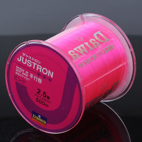 Picture of Nylon Fishing Line Neon Pink 0.26mm, 1 Piece (Approx 500 M/Piece)