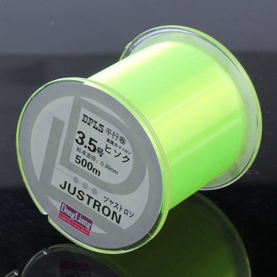 Picture of Nylon Fishing Line Neon Yellow 0.3mm, 1 Piece (Approx 500 M/Piece)