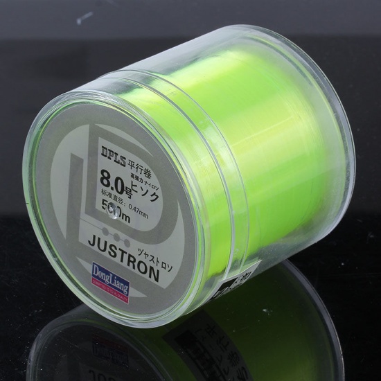 Picture of Nylon Fishing Line Neon Yellow 0.47mm, 1 Piece (Approx 500 M/Piece)