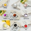 Picture of Foldable Handbag Purse Hanger Convenient Table Hook Hang Holder Round Shape Rhinestone  Charms,1 Piece