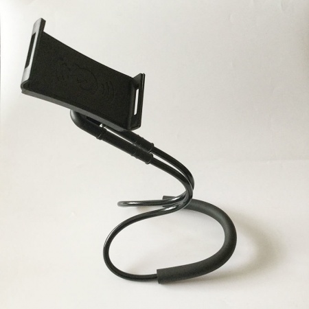 Plastic Halter Neck Phone Stand Holder Black Foldable 1 Piece