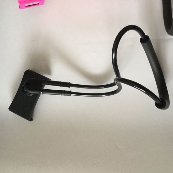 Изображение ABS Пластик Держатель подставки для настольного телефона Черный Раскладной 1 ШТ