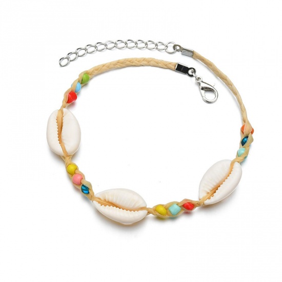 Picture of Shell Anklet White 25cm(9 7/8") long, 1 Piece