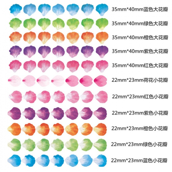 Immagine di Carta Washi Nastro Verde Fiore di Sakura Petalo 22mm, 1 Pz( 80 Petali/Rotolo)